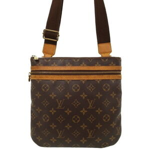 Louis Vuitton Monogram Leather Brown Pochette Bosphore Shoulder Bag